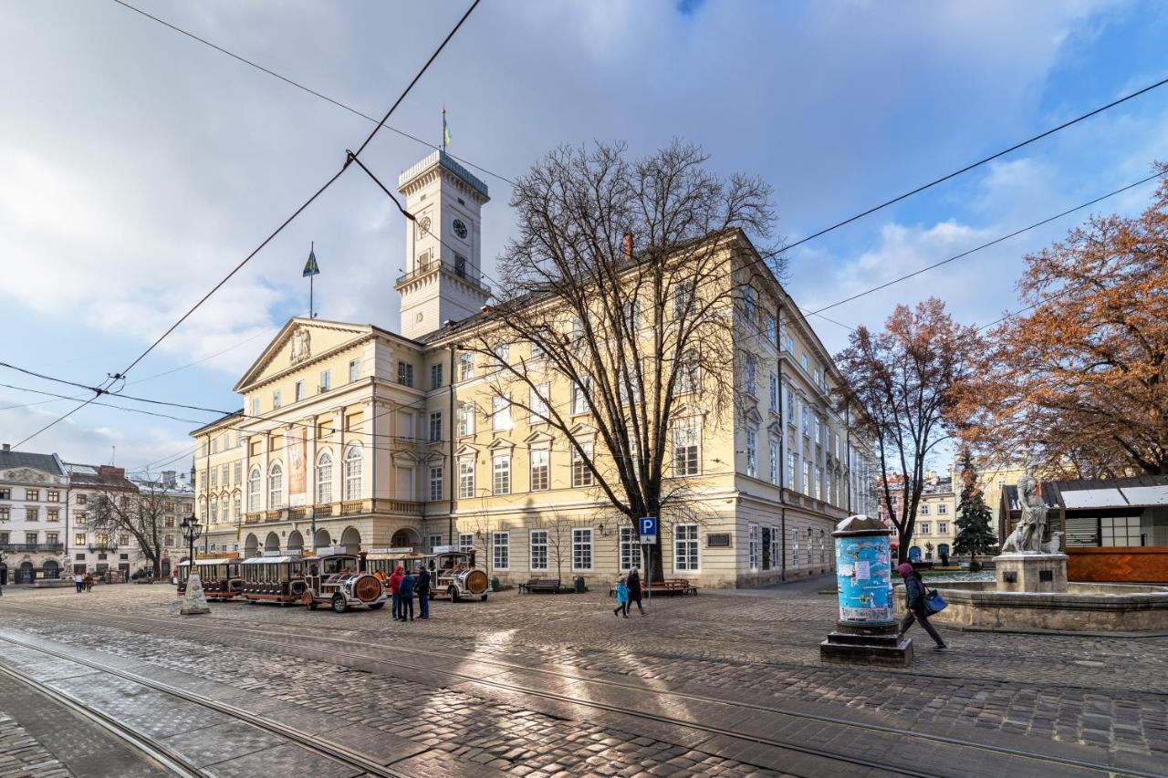 Rynok Square City Center Two Bedroom Apartment! Lvov Exteriér fotografie